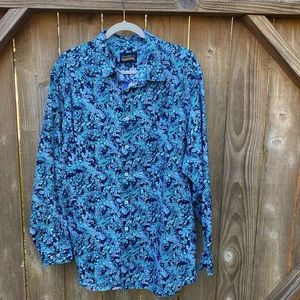 Cremieux Men’s Premium Denim Shirt, size XXL